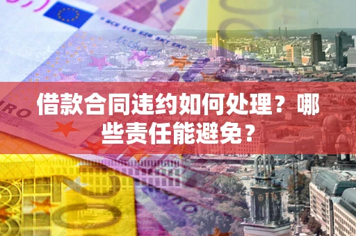 北京借款合同违约如何处理？哪些责任能避免？